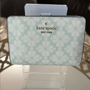 Kate Spade spade flower spade blue glow wallet